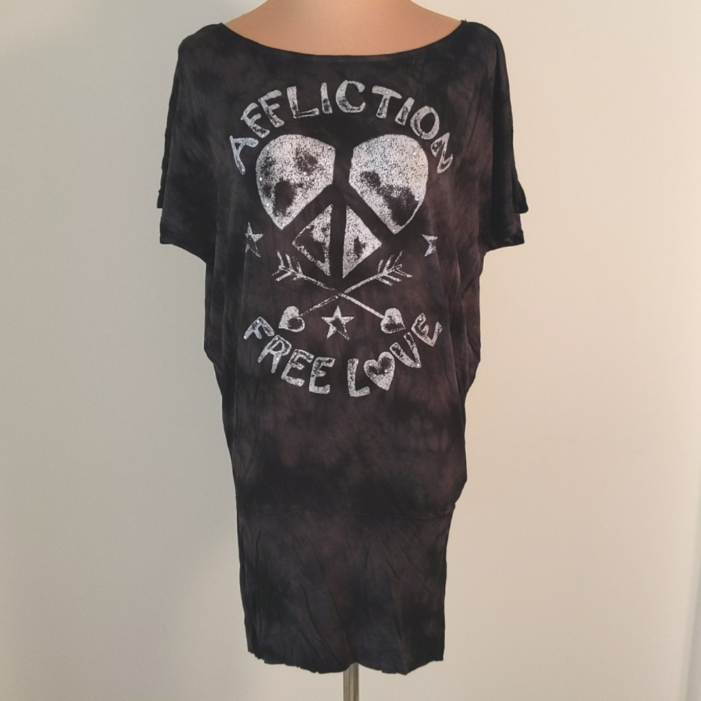 Affliction Black Premium Dress, S, EUC